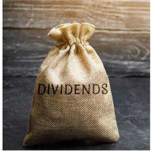 Dividends money sack 