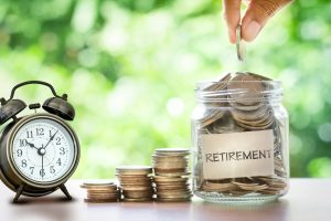 Retirement money jar 